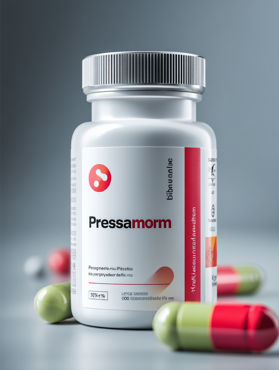 Cutie Pressamorm - supliment natural pentru tensiunea arterială, ambalaj original cu ingrediente naturale pentru susținerea sănătății cardiovasculare